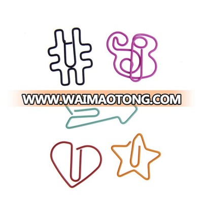 Eco-friendly fashionable cheap cartoon paper clip