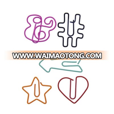 Cheap personalized design colorful paper clip custom