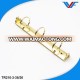 Durable gold metal loose leaf binder clip